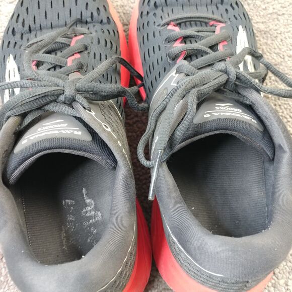 Brooks Ravenna 9 Womens Size 10 Running Sneakers Black Low Top 1202691B027 - Picture 9 of 13